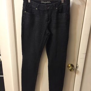 Aeropostale Black Lola Jegging Sz 10reg